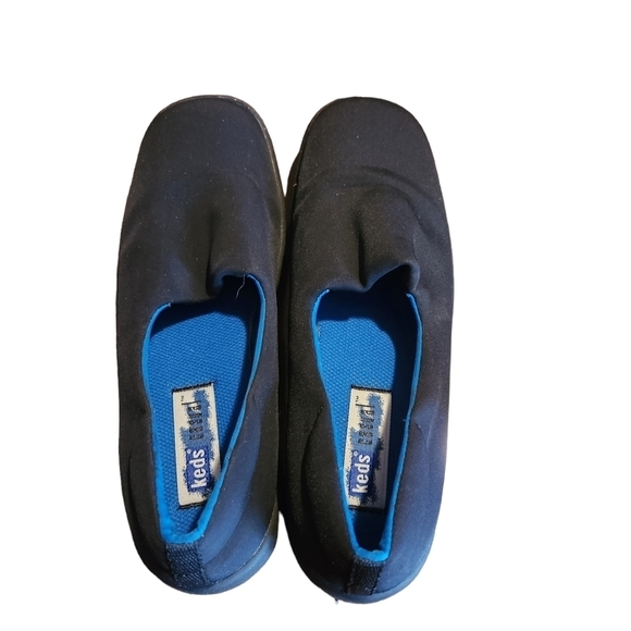 Keds black thick heel silp on loafer shoes - Picture 6 of 10